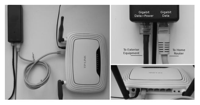 wireless internet equipment connection diagram