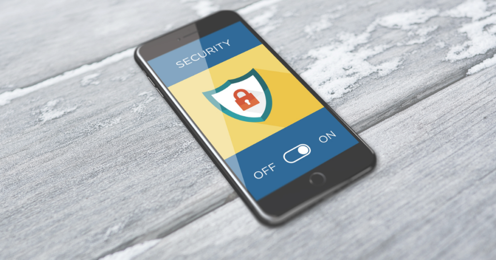 phone showing security screen to symbolize password manager benefits
