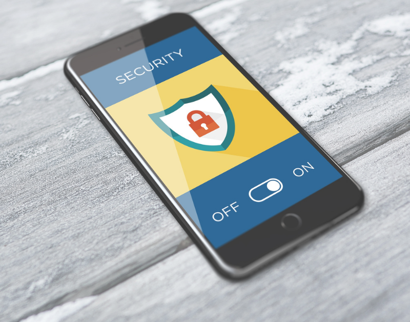 phone showing security screen to symbolize password manager benefits